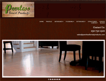 Tablet Screenshot of peerlessforestproducts.com